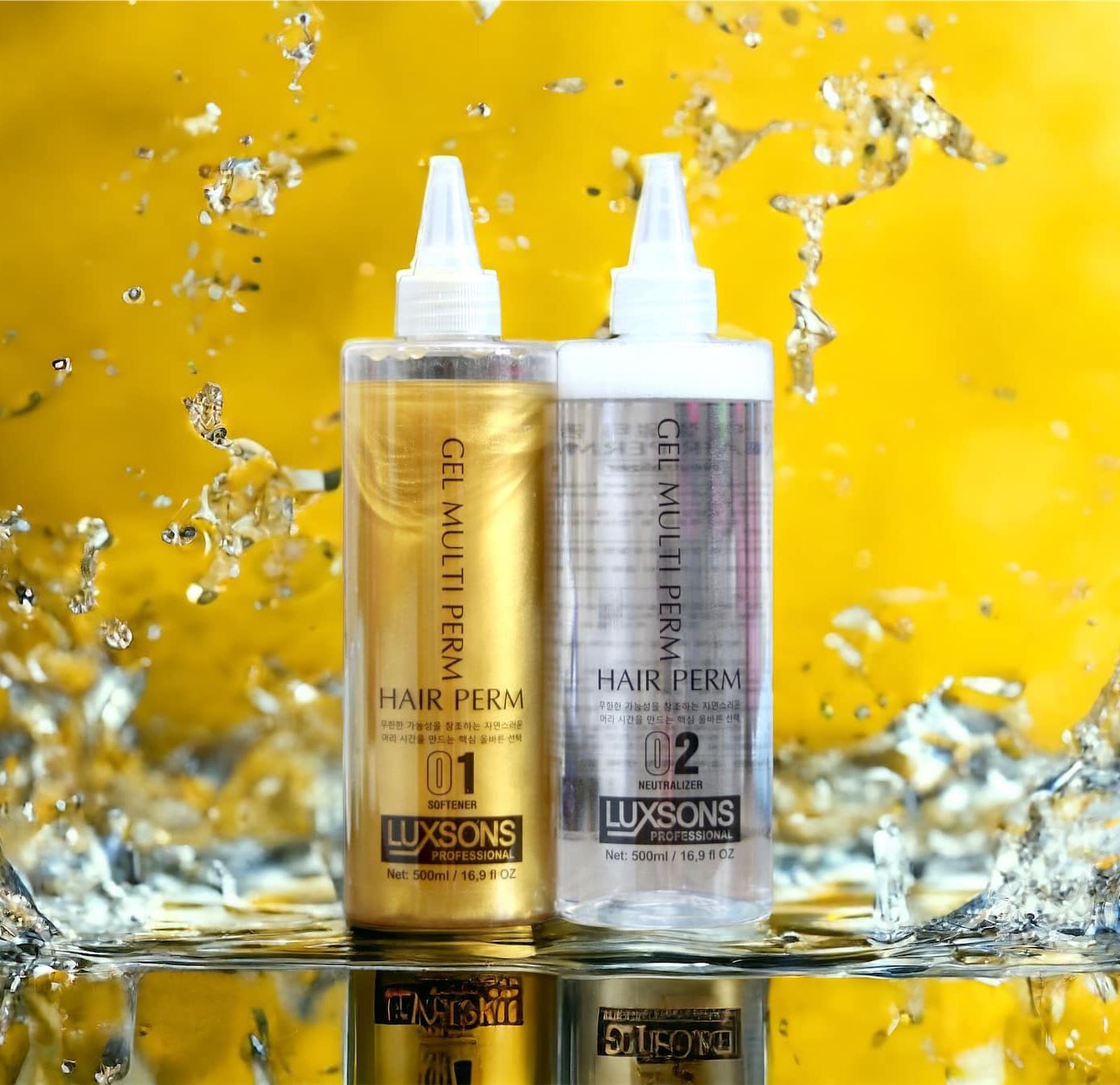 Cặp uốn lạnh gel kim tuyến luxsons 500ml ...0385669939 uốn lạnh