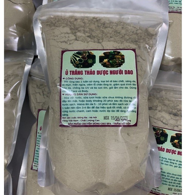 Ủ trắng thảo dược người Dao gói 1kg