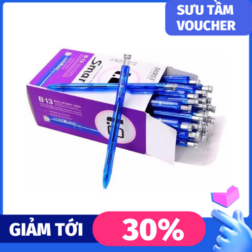 Bút bi BAOKE Smart B13-1 hộp =48 bút hàng loại 1 chất lượng tốt