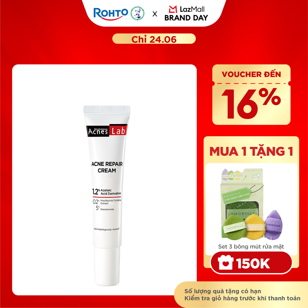 Kem dưỡng da giảm mụn chuyên sâu Acnes Lab Acne Repair Cream 20g