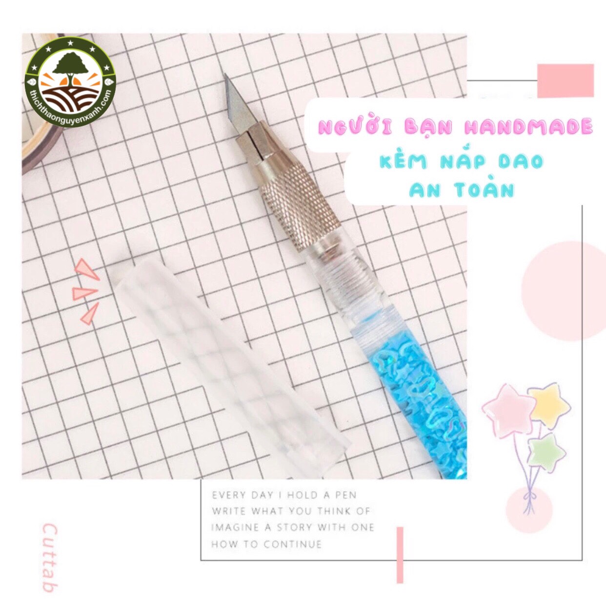 Dao dọc giấy, unbox dễ thương