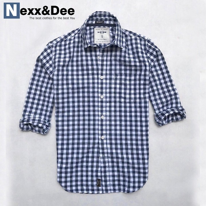 [HCM]Áo sơ mi nam áo sơ mi caro nam  regular fit chất liệu oxford xịn