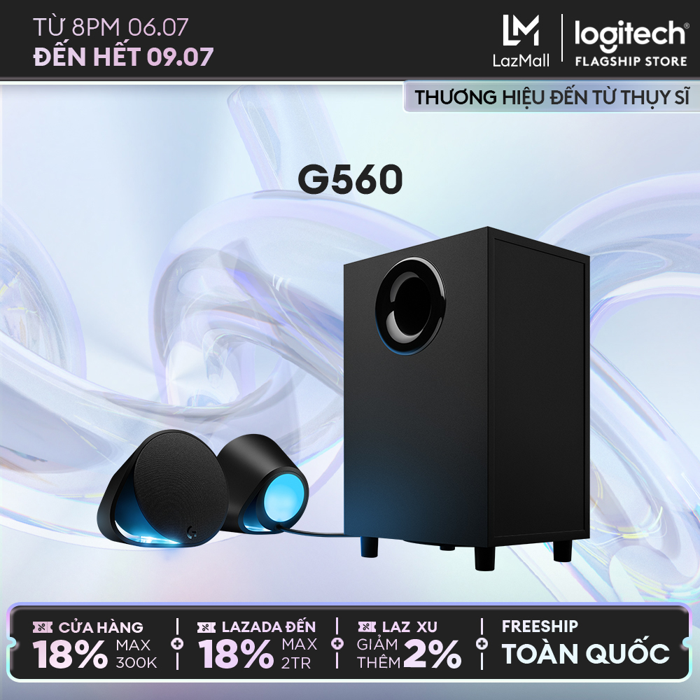 Loa chơi game máy tính logitech g560 lightsync