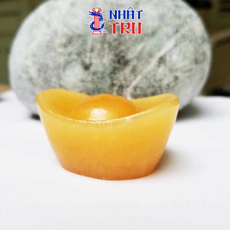 Thỏi Vàng Ngọc Hoàng Long Tinh Tuyển Cỡ Nhỏ Chất Ngọc Trong Mướt Thu Hút Tài Vận Điều Tốt