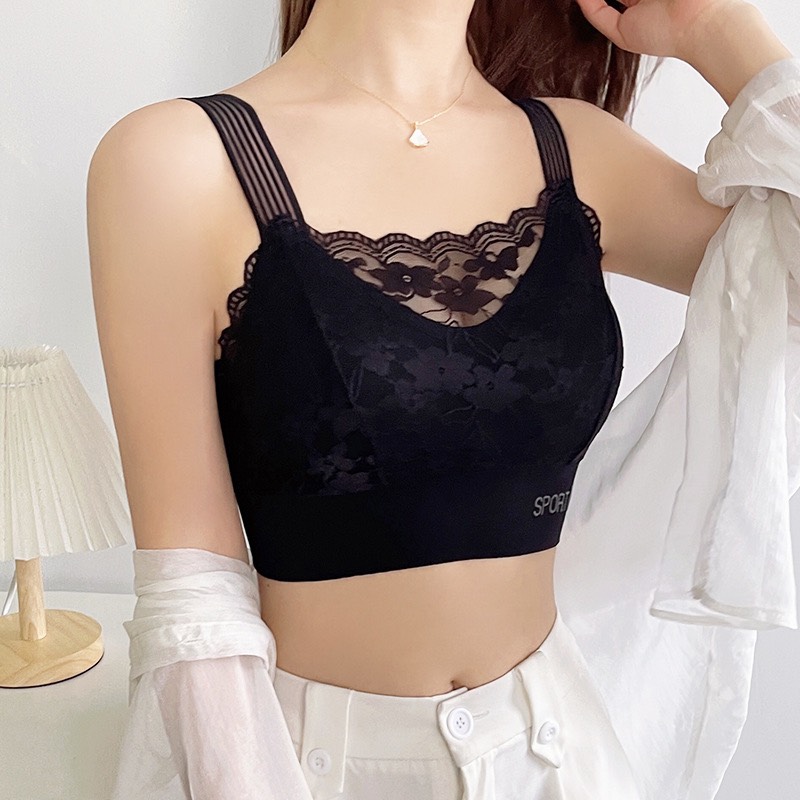 Áo bra ren hot năm 2023, áo lót ren hở lưng