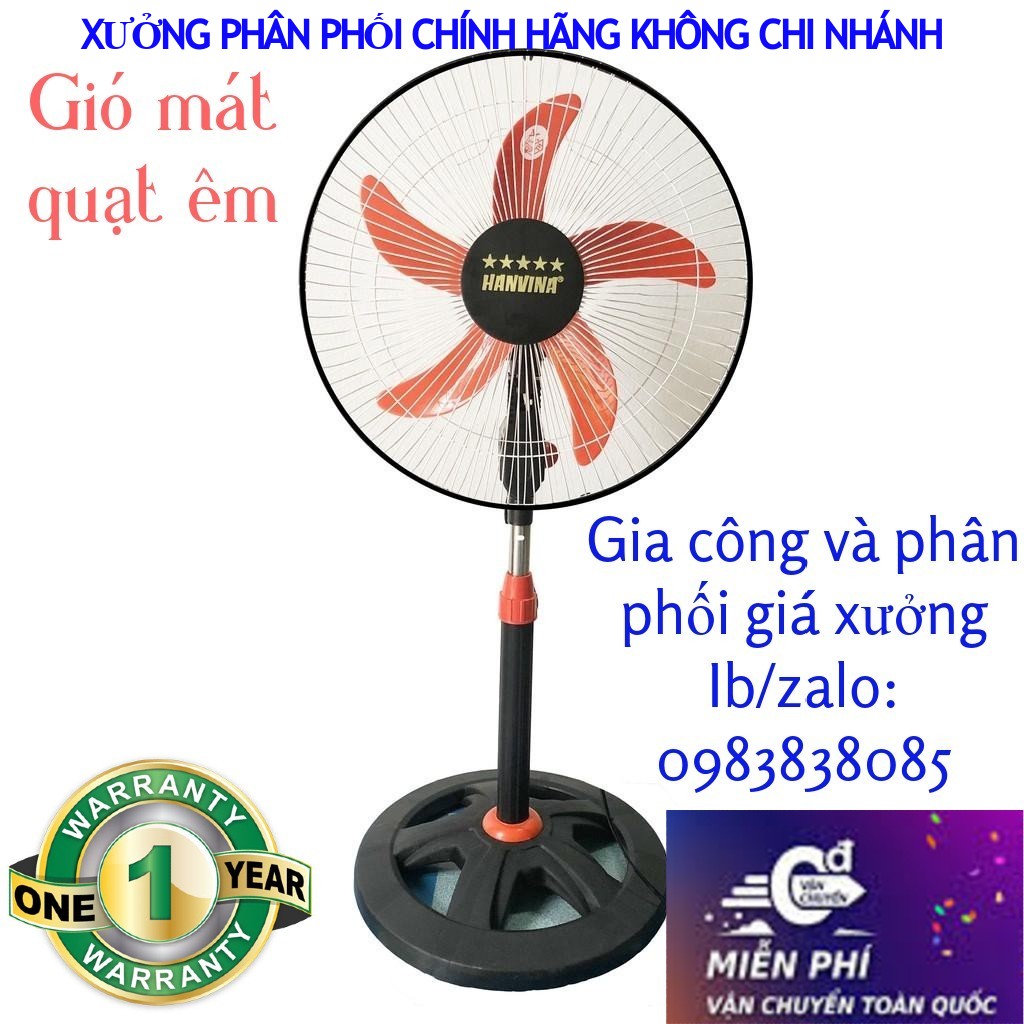 QUẠT CÂY CÔNG NGHIỆP 5 CÁNH LOẠI TỐT L115A - QUẠT ĐỨNG - QUẠT LỠ- QUẠT LỬNG