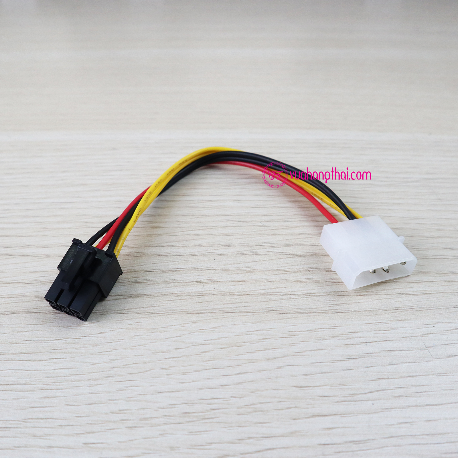 Dây cáp chuyển đổi nguồn 4 pin Molex Sang 6 pin nguồn VGA cards đồ họa
