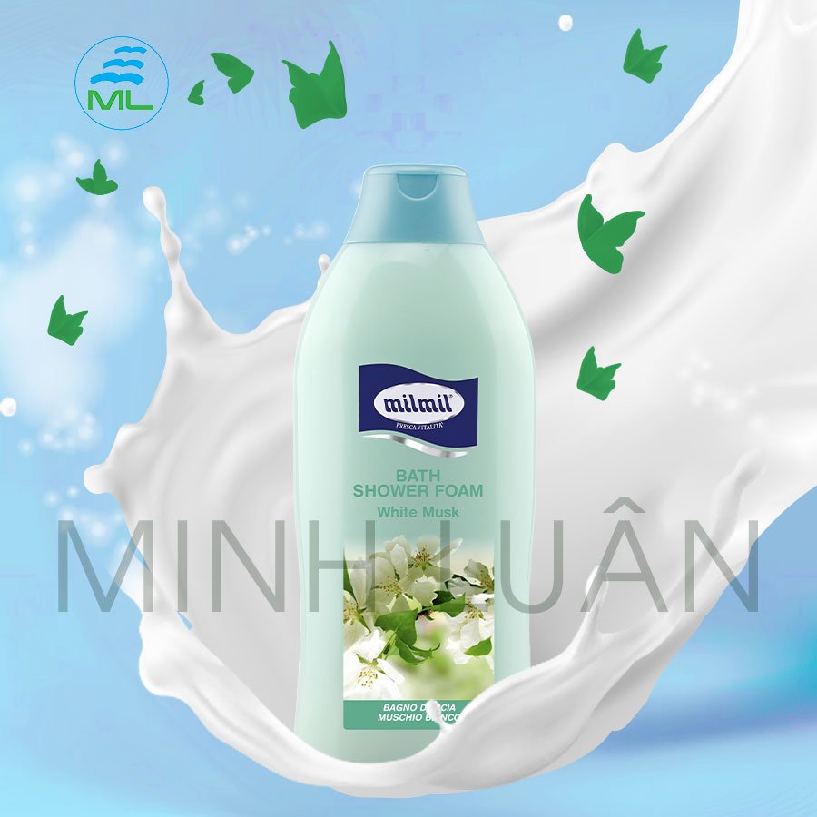 Sữa tắm xạ hương trắng 750 ml