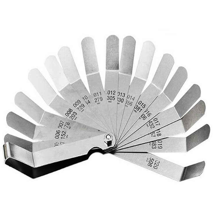 [HCM]Bộ thước đo khe hở inox 0.127-0.508mm - thước lá đo khe hở - thước căn lá bằng thép không gỉ
