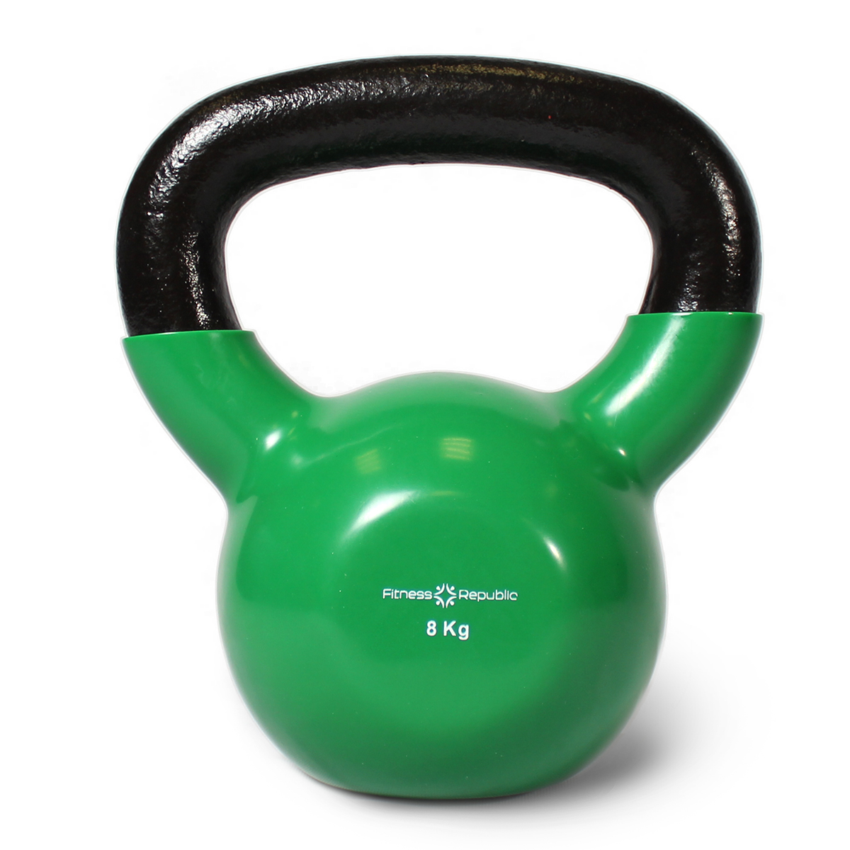 Tạ bình vôi, tạ ấm, tạ quai xách nhập khẩu bọc cao su màu 8KG