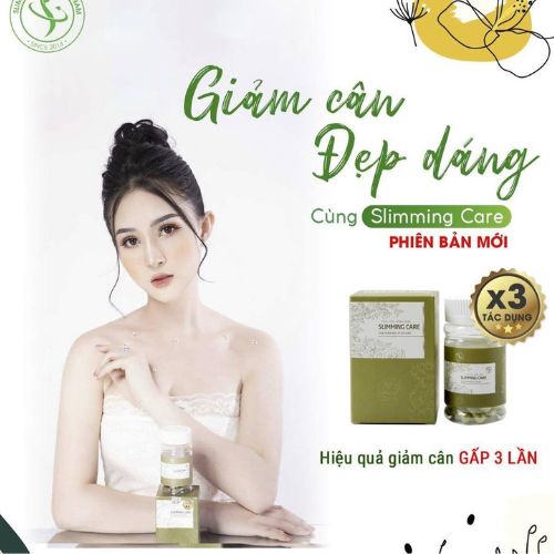 Thảo mộc hỗ trợ giảm cân Slimming care x3,combo 2 hộp chính hãng tặng detox