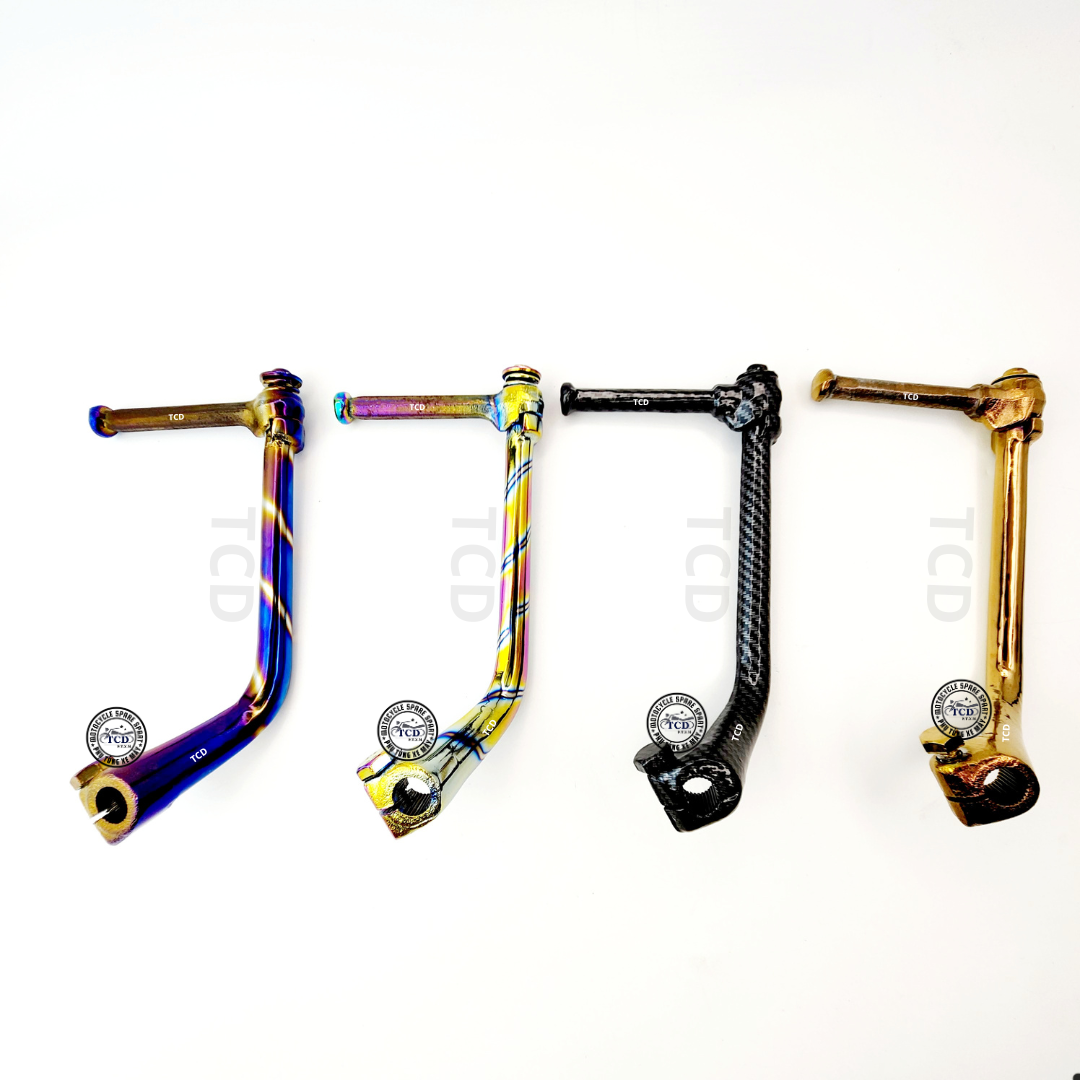 Giò đạp xi kiểu Titan, 7 màu, xi sọc xanh tím cho dòng xe Sirius, Wave S, Wave RS, Wave 100, Wave110,...