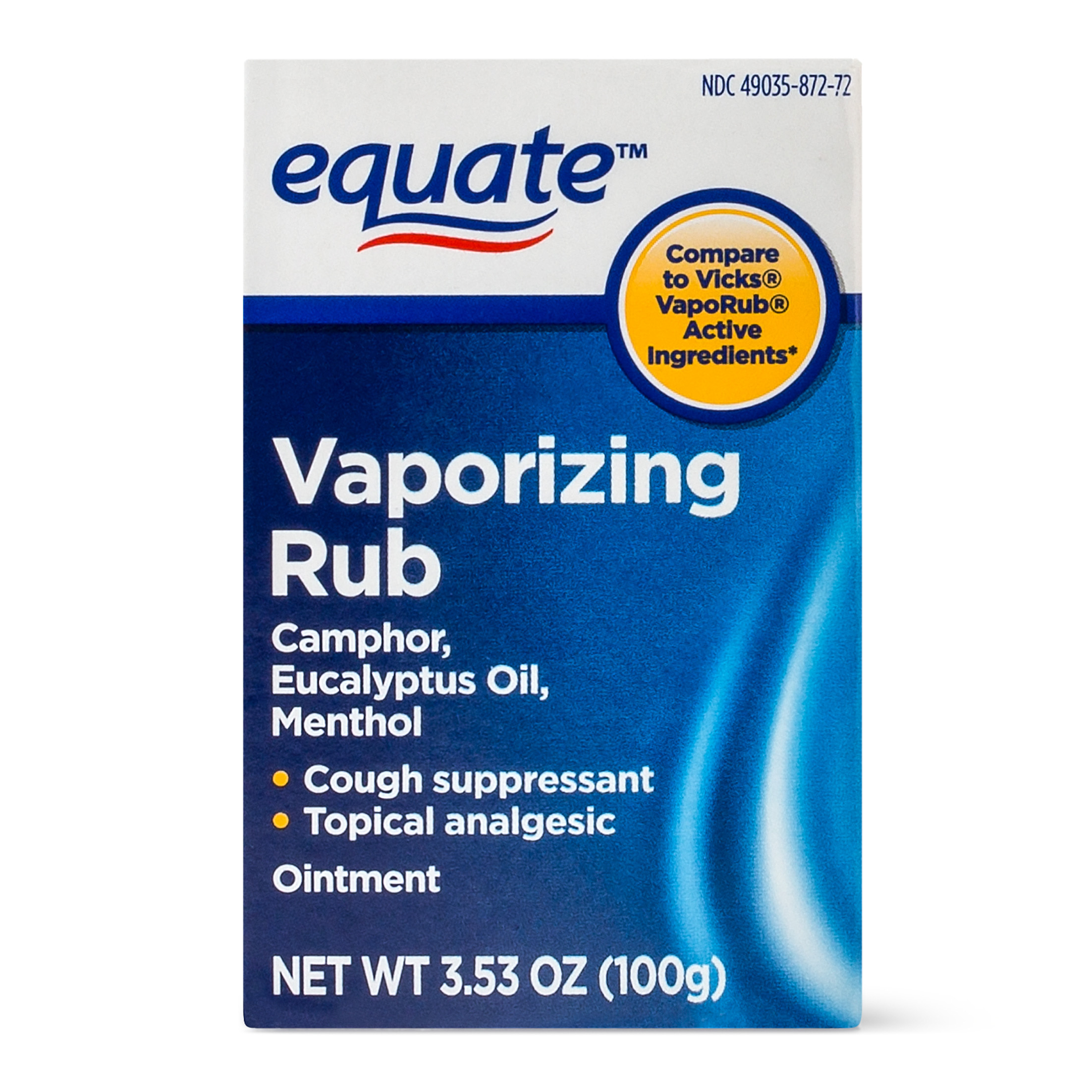 Dầu bôi ấm ngực cho bé Equate Vaporizing Rub 100gr