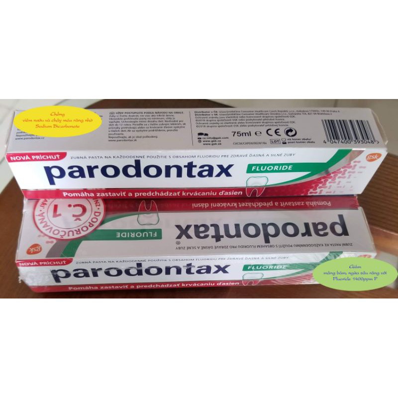 Kem đánh răng Parodontax Flourid