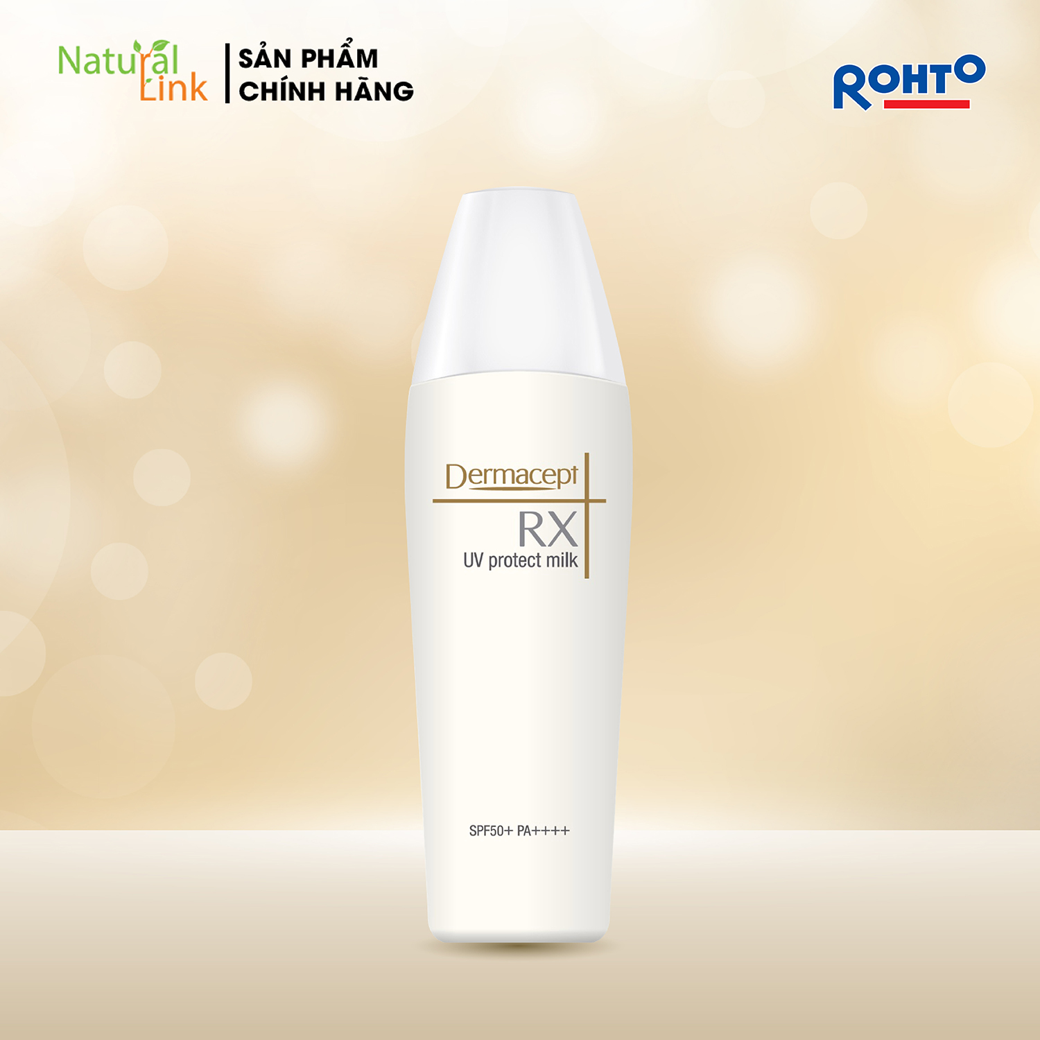 Sữa Chống Nắng DERMACEPT RX UV PROTECT MILK - Rohto Mentholatum DATE 01/3/2024