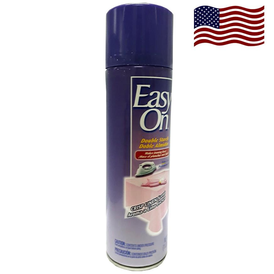 Xịt ủi đồ Easy on Double Starch Crisp Linen Scent 20 oz
