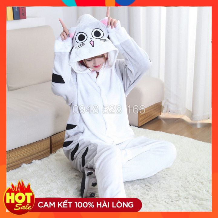 Bộ đồ thú mèo chii ❤️ freeship ❤️ bộ đồ thù mèo chii giá rẻ