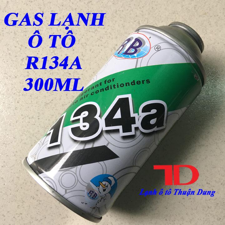 Môi chất lạnh R134A lon 300ml, Ga lạnh điều hòa ô tô - Vật Tư Điện Lạnh Ô Tô Thuận Dung