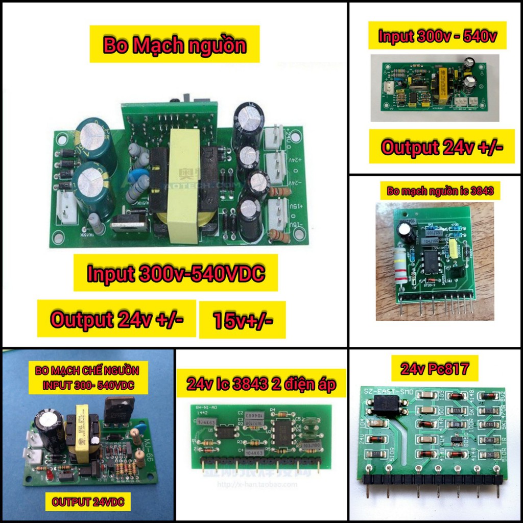 Bo máy hàn điện tử nguồn 24v , cộng trừ 24v , 15v , cộng trừ 15v