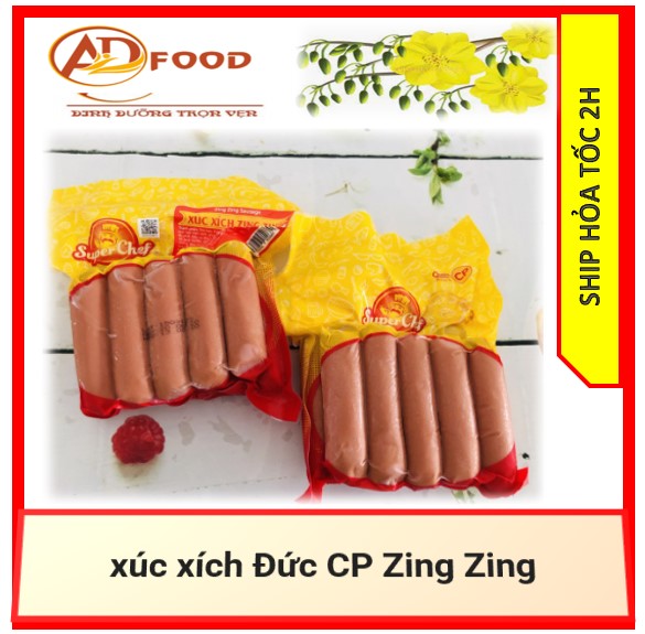 500g xúc xích Đức CP Zing Zing thơm ngon