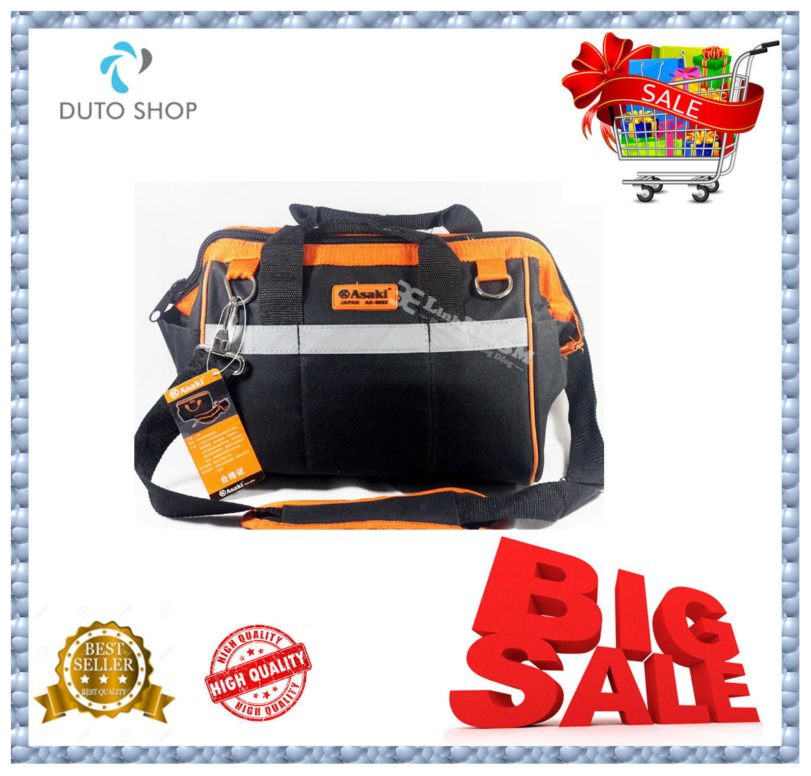 Túi Đựng Dụng Cụ Kĩ Thuật Asaki AK-9992 JAPAN
