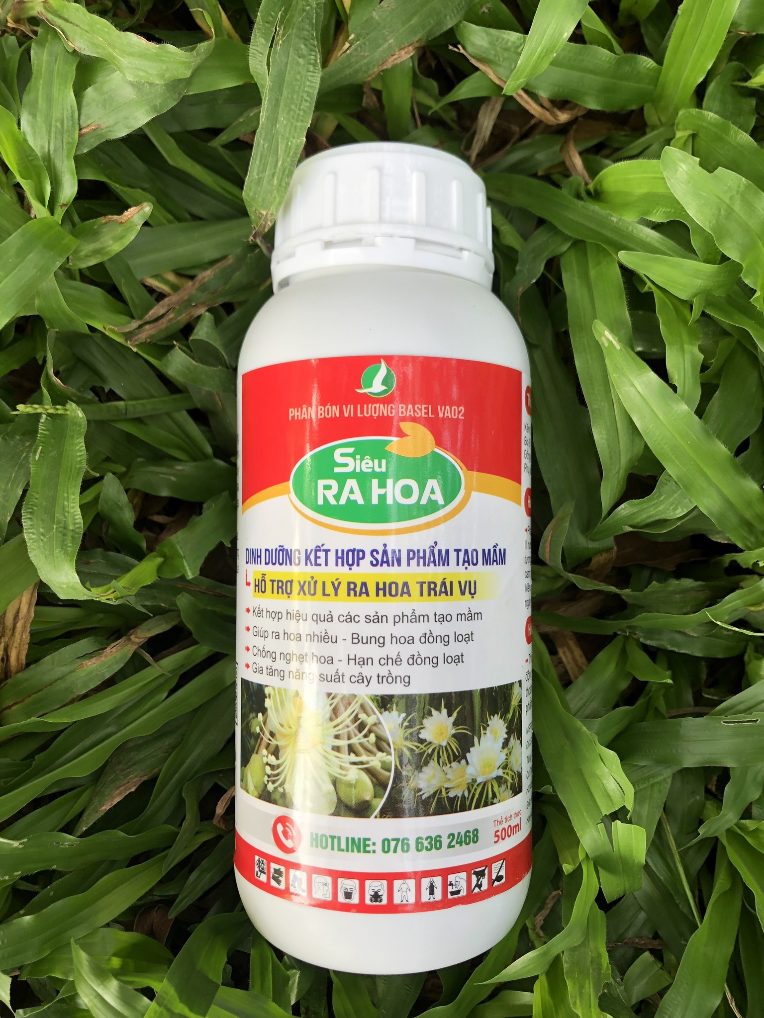 Siêu ra hoa 500ml - xử lý ra hoa đều, đồng loạt, dưỡng mầm hoa.