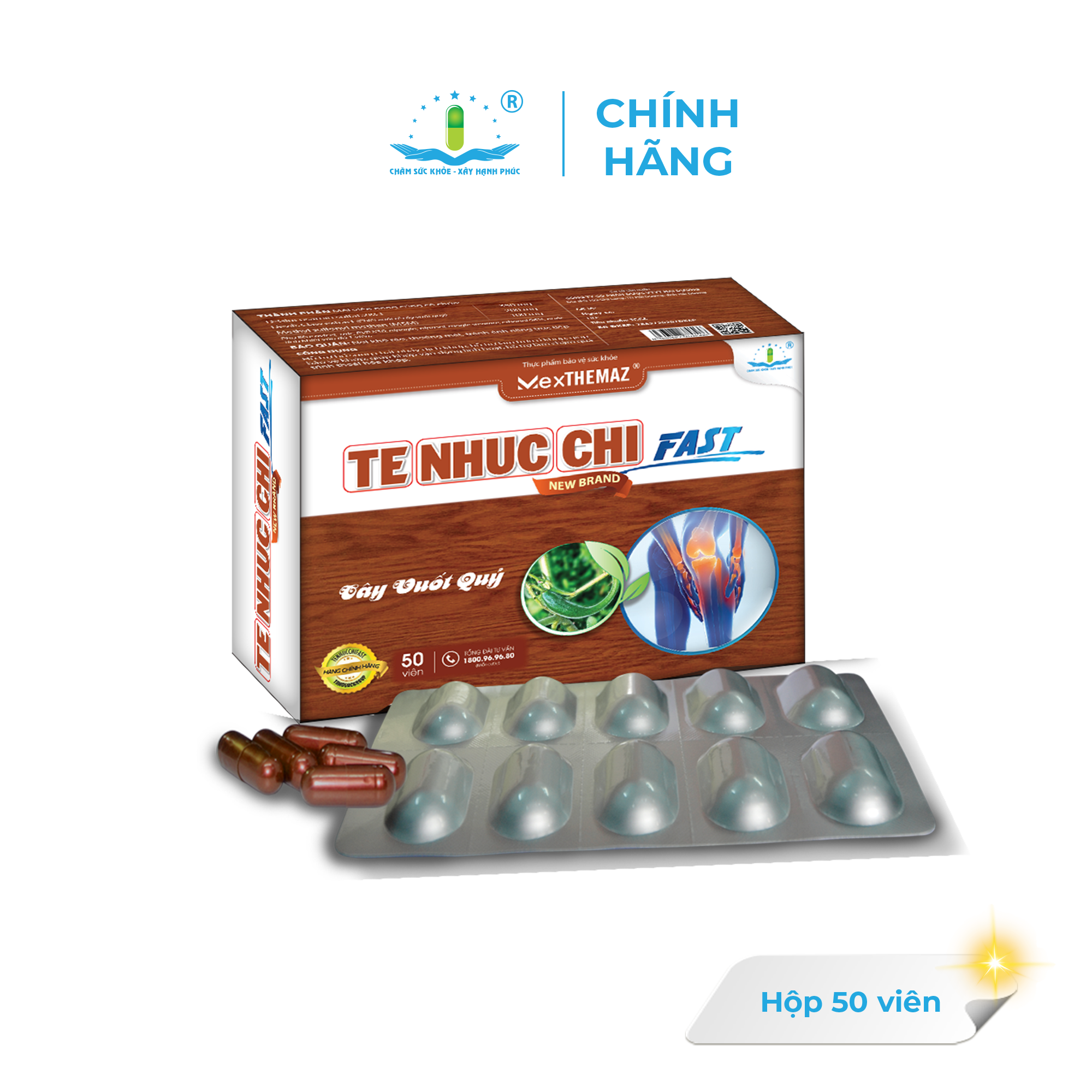 Tê nhức chi fast new brand giảm đau nhức mỏi xương khớp, thoái hóa khớp, đau thần kinh tọa, tê nhức chân tay