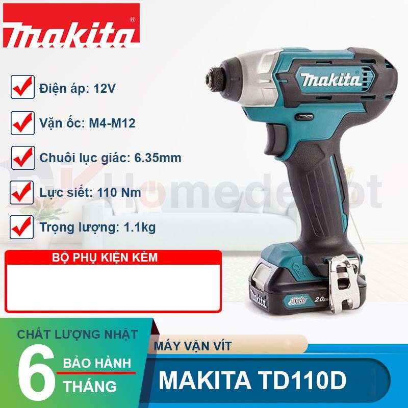 Máy bắt vít chính hãng Makita TD110