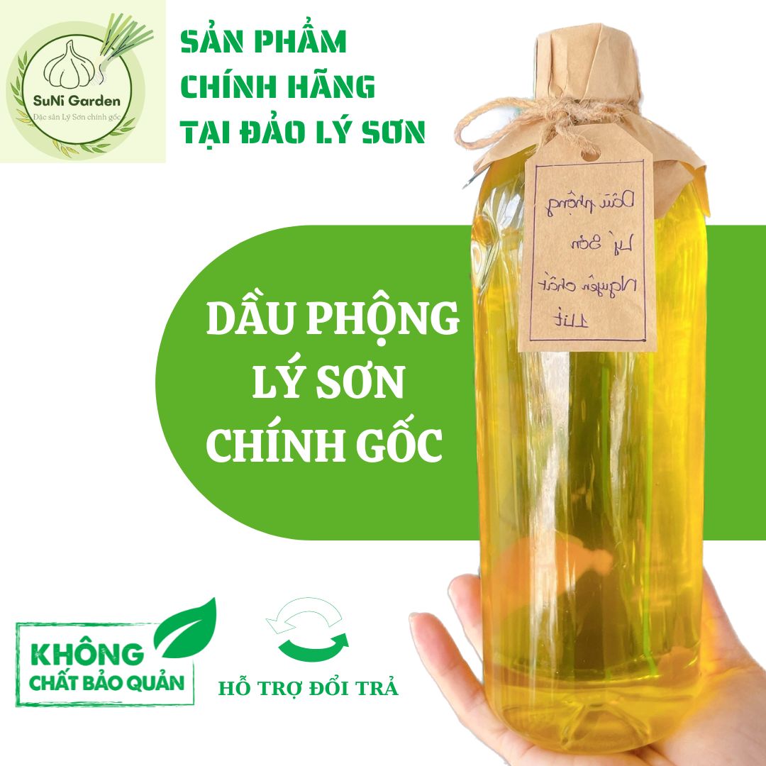 DẦU ĐẬU PHỘNG LÝ SƠN NGUYÊN CHẤT - ĐẶC SẢN LÝ SƠN CHÍNH GỐC SUNI GARDEN