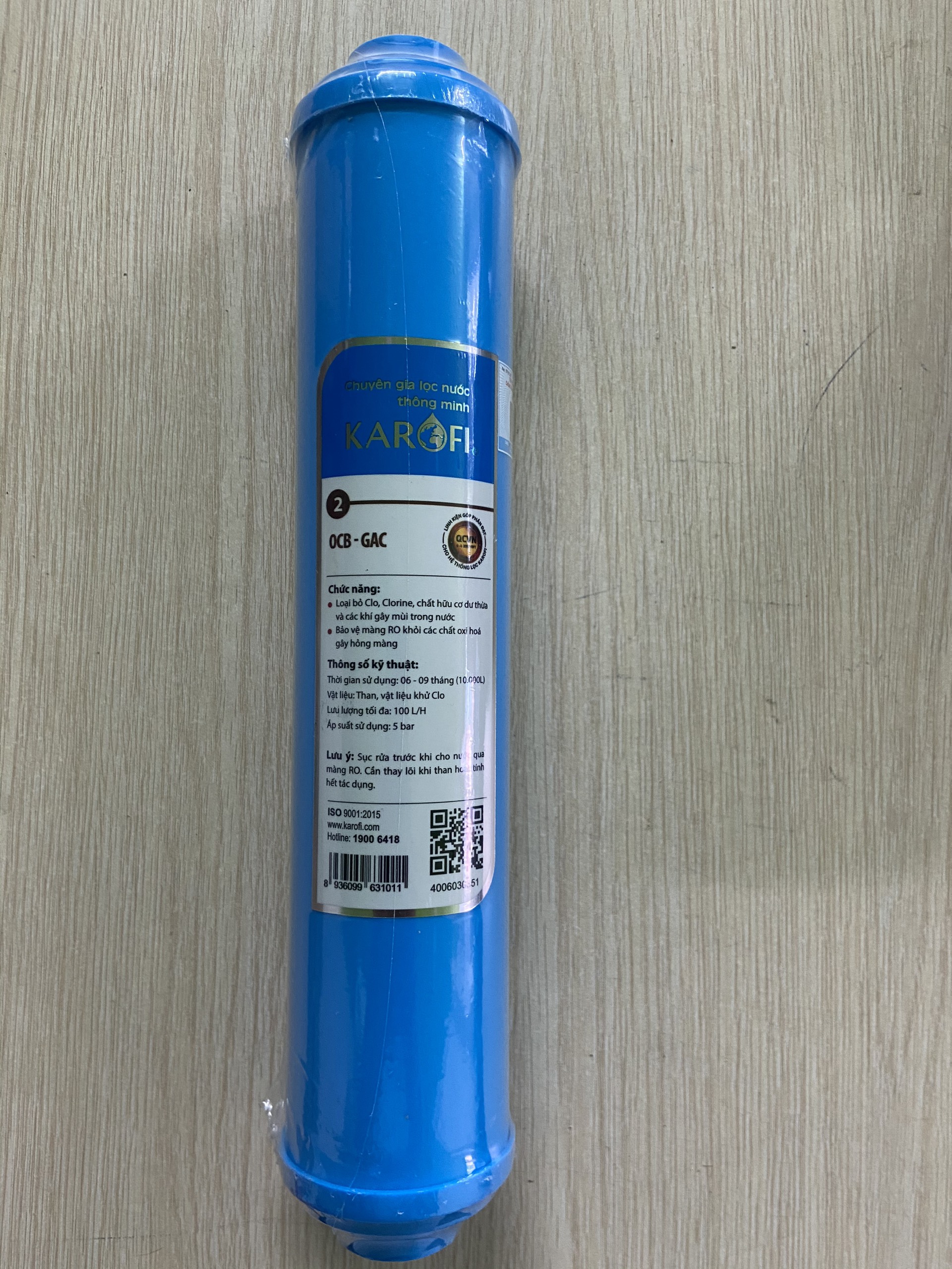 Lõi lọc nước số 2 karofi ocb-gac