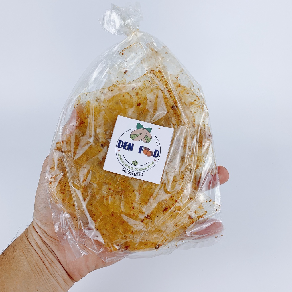 Bánh tráng xì ke muối nhuyễn trộn tỏi - Bịch 30g