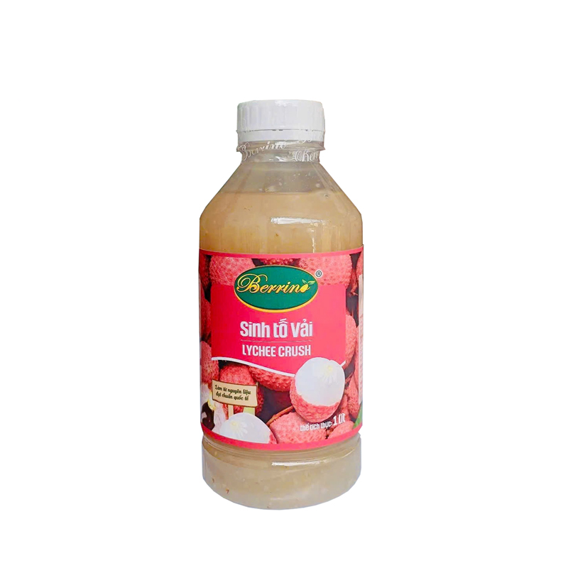 Sinh tố Berrino Vải chai 1L