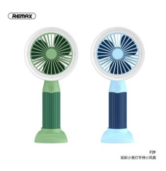 Quạt Remax F39 + đèn led + kệ để bàn 3 chế độ siêu mát, siêu tiện ích cầm tay 1200mah