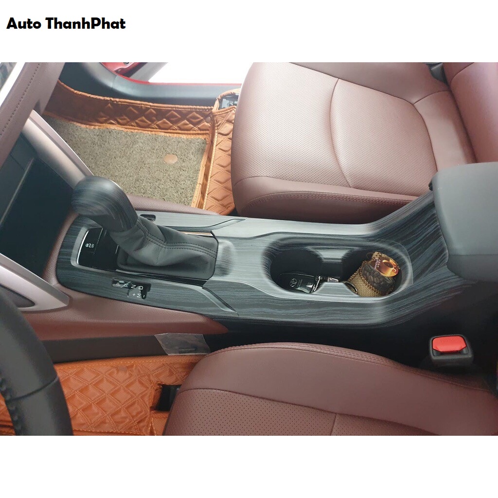 Ốp nội thất vân gỗ toyota cross 2020 2021 chất liệu cao cấp chống bám vân tay, chống xước hiệu quả