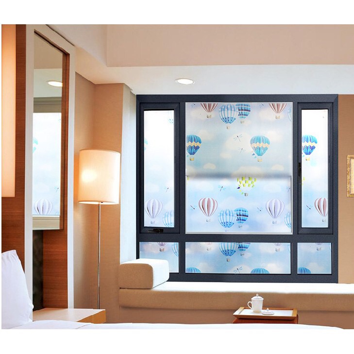 5 mét decal dán kính mờ khổ 60cm rộng có keo - kinh khí cầu pk132
