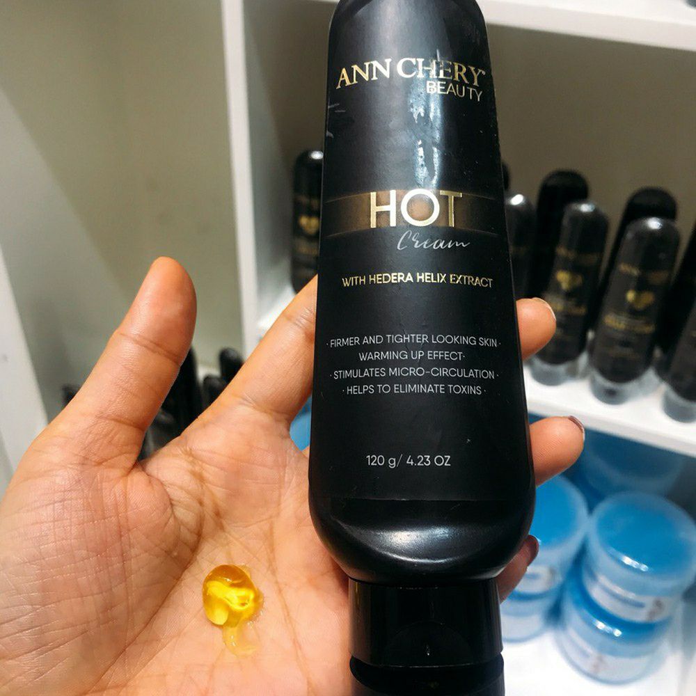 Kem tan mỡ Ann Chery Hot Cream 120gr - Kem tan mỡ ann chery nóng, ấm, Kem mỡ giảm eo