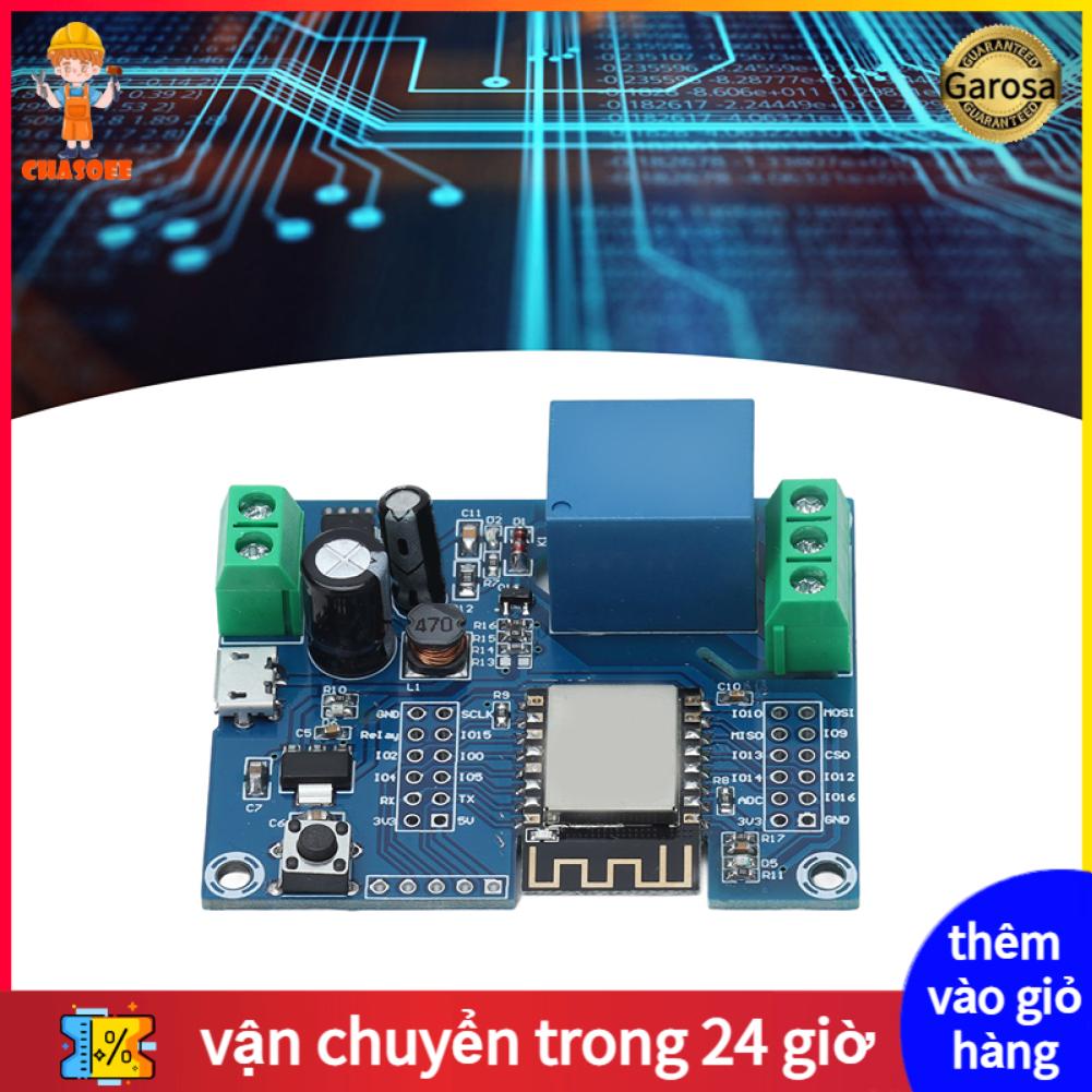 Bảng phát triển điều khiển wifi mô-đun tiếp sức esp8266 1 kênh esp‑12f có đầu cắm