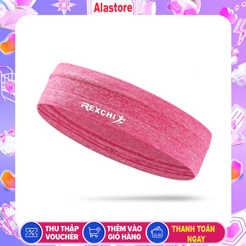 Băng đô thể thao cài đầu headband cotton dùng cho tập gym yoga, bóng rổ, cầu lông thấm mồ hôi chống trượt co giãn tốt BO20