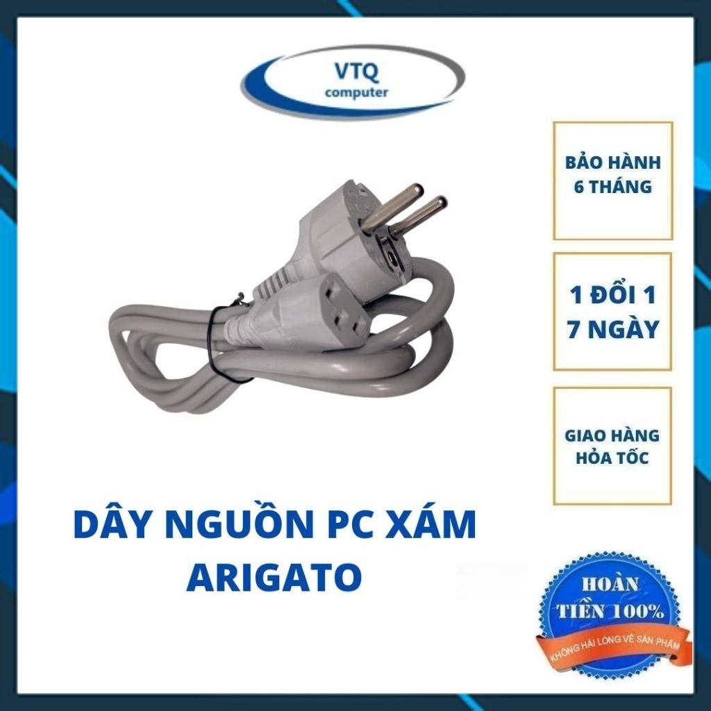 Dây nguồn Pc xám,dây nồi cơm điện 1,5M Loại Xịn Arigato