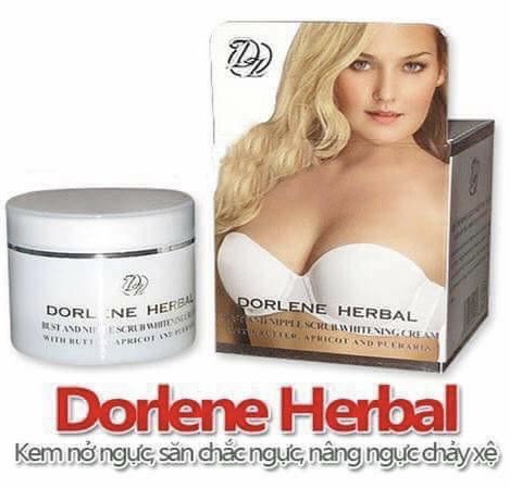 Kem massage tăng vòng 1 Dorlene Herbal 100g Thái Lan