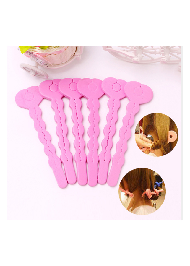 Sét 6 thanh dụng cụ uốn tóc xoăn giữ nếp tóc L8