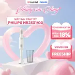 Máy xay sinh tố cầm tay PHILIPS HR2531/00 - Công Suất 650W - Hàng Chính Hãng - Bảo Hành 24 Tháng