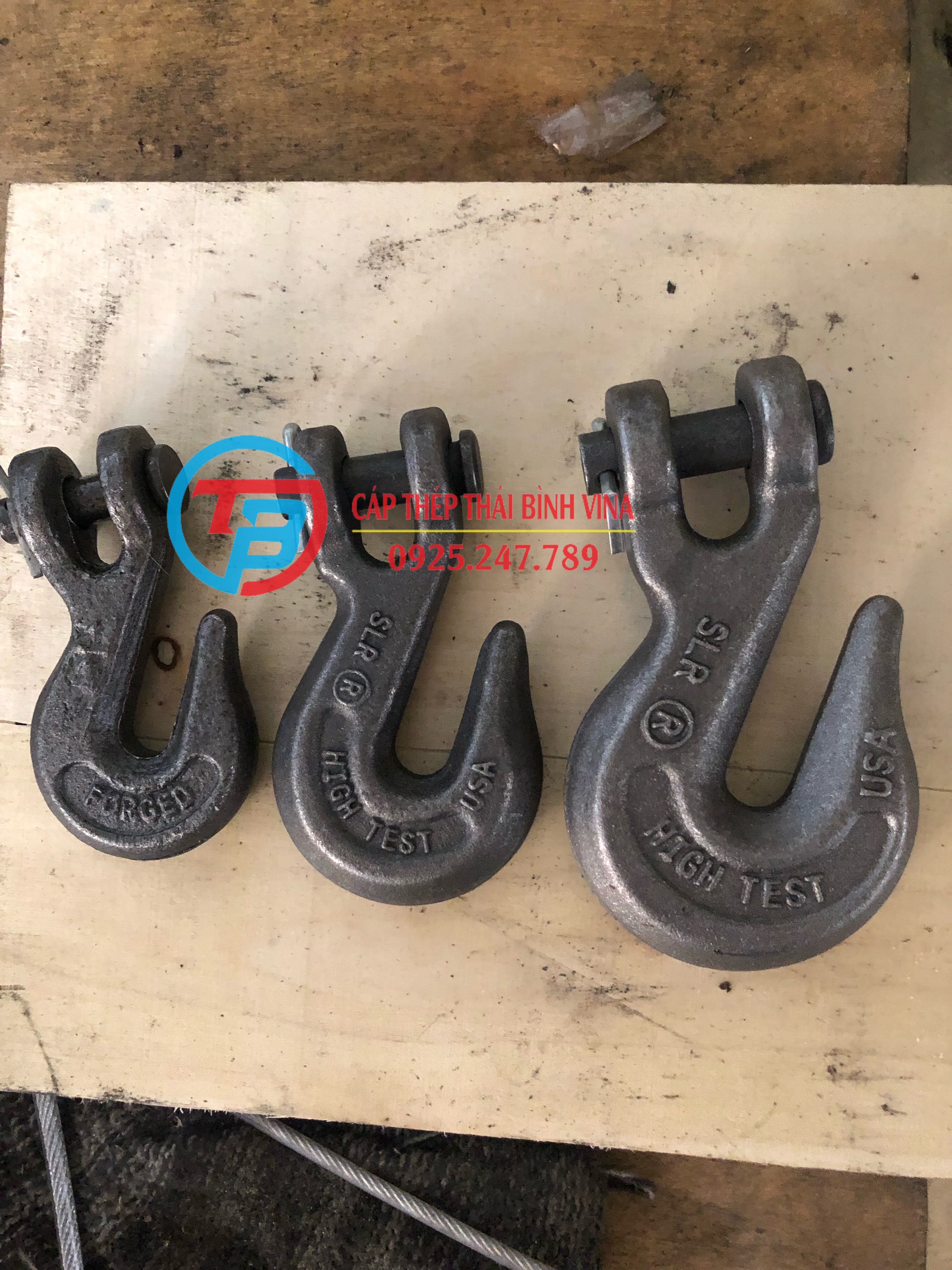Móc xích cẩu phi 6 ,phi 8,phi 10, phi12 công ty cáp thép thái bình vina