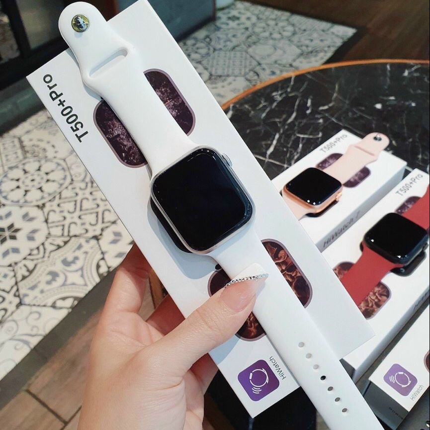 Đồng hồ điện tử T500+plus💖𝑭𝑹𝑬𝑬𝑺𝑯𝑰𝑷😻Đồng hồ thông minh mặt vuông dây silicon kiểu dáng thể thao T500 plus Seri 7 Thế hệ mới nhất, nghe gọi , phát nhạc , đồng hồ nam nữ , dong ho thong minh