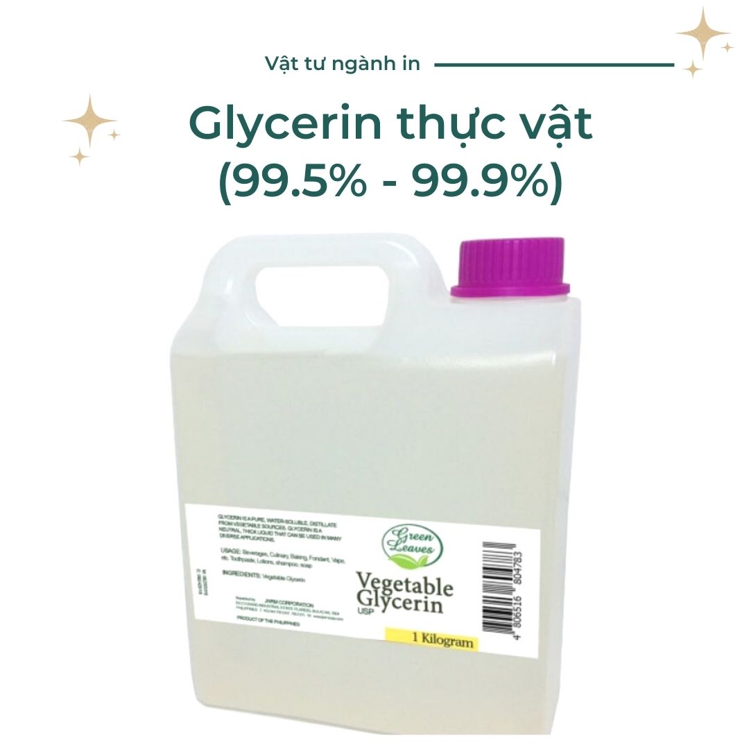Glycerin thực vật – dưỡng ẩm và làm trắng da mặt nguyên chất