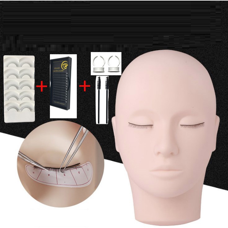 Đầu Sili col Học Nối Mi, Massage, Phun Xăm, Đầu Canh Thực Hành Nâng Cao Tay Nghề