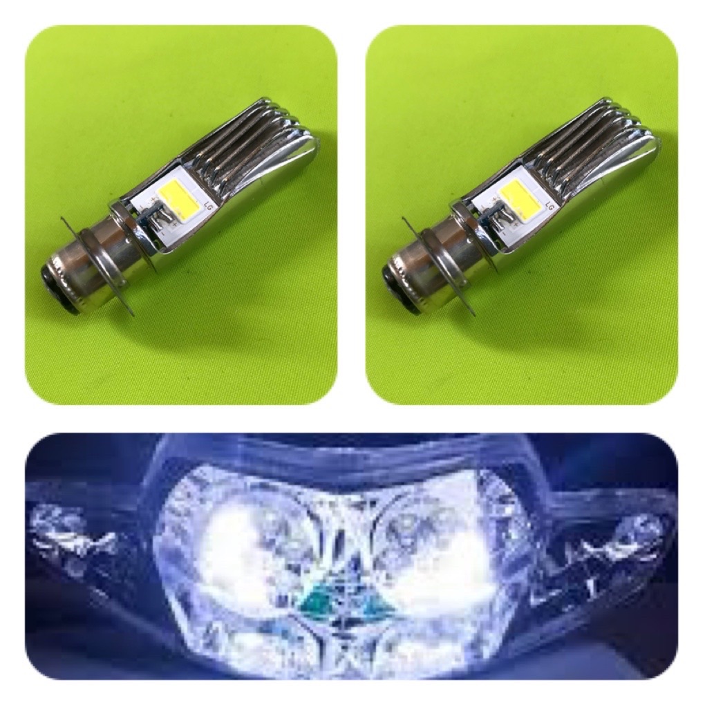 COMBO 2 ĐÈN PHA LED M5 CHO XE DREAM, WAVE ĐỜI CŨ