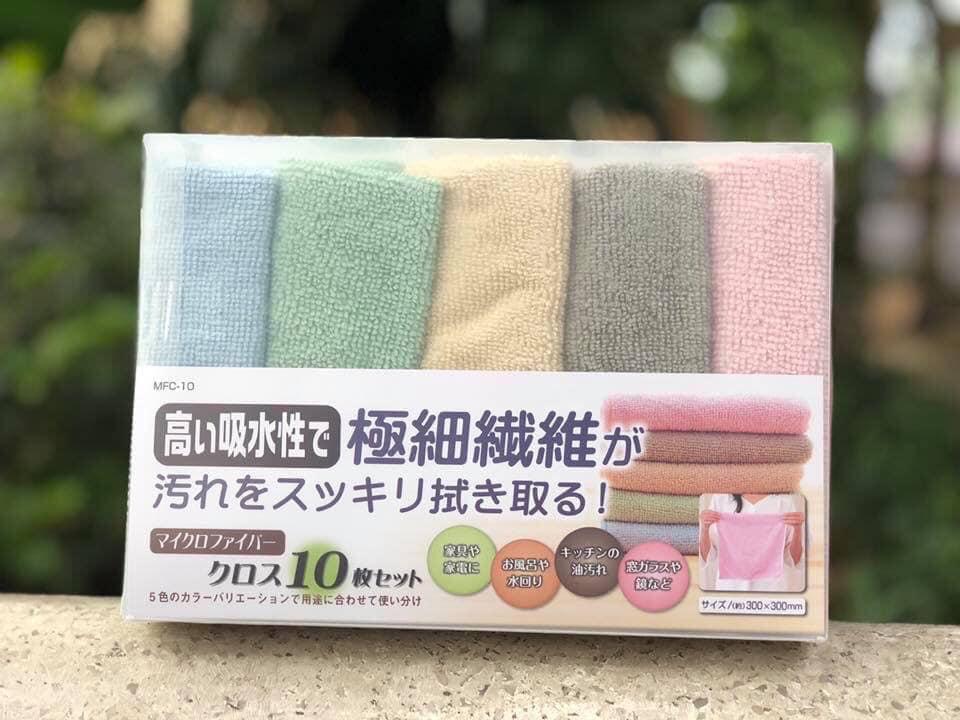 Set 10 khăn lau nhà bếp Nhật