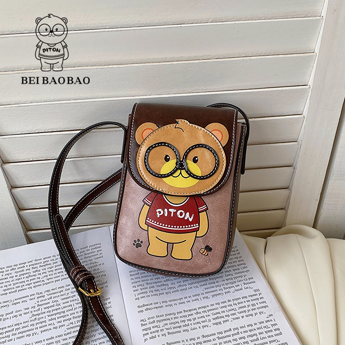 Túi xách xách đeo chéo nữ, túi xách chính hãng beibaobao s6994