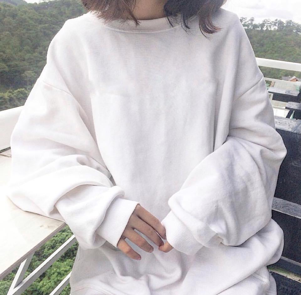 Áo Sweater Trơn Basic Nam Nữ form Unixex